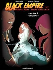 Porn comics exposes the interracial debauchery