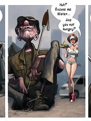 Jaguar comic Dirty homeless needs